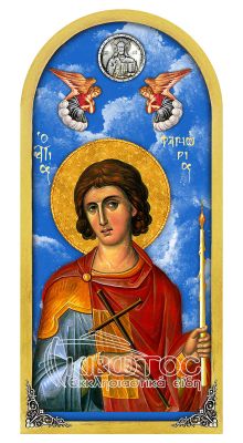 Εικόνα Ουρανός Άγιος Φανούριος 38x18cm