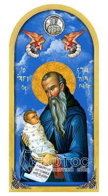 Εικόνα Ουρανός Άγιος Στυλιανός 38x18cm