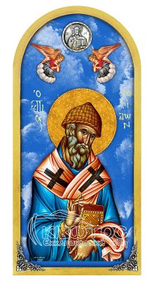 Εικόνα Ουρανός Άγιος Σπυρίδων 38x18cm