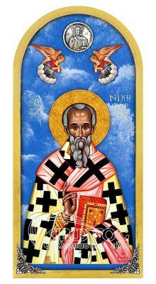 Εικόνα Ουρανός Άγιος Νικηφόρος 38x18cm