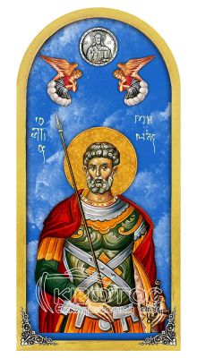 Εικόνα Ουρανός Άγιος Μηνάς 38x18cm