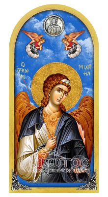Εικόνα Ουρανός Αρχάγγελος Μιχαήλ 38x18cm