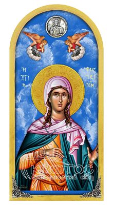 Εικόνα Ουρανός Αγία Φωτεινή 38x18cm