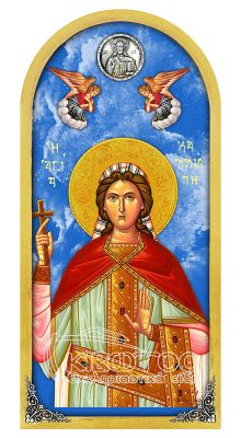 Εικόνα Ουρανός Αγία Καλλιόπη 38x18cm