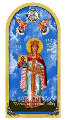 Εικόνα Ουρανός Αγία Θεοδώρα 38x18cm