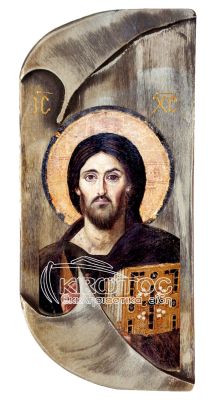 Εικόνα Ιησούς Χριστός του Σινά Σχέδιο Φύλλο 38x18cm