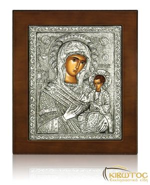 Εικόνα Παναγία Προυσιώτισσα από Ασήμι