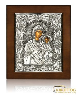 Εικόνα Παναγία Αμόλυντος από Ασήμι