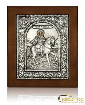 Εικόνα Άγιος Ιωάννης ο Ρώσσος από Ασήμι