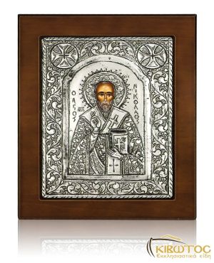 Εικόνα Άγιος Μηνάς από Ασήμι