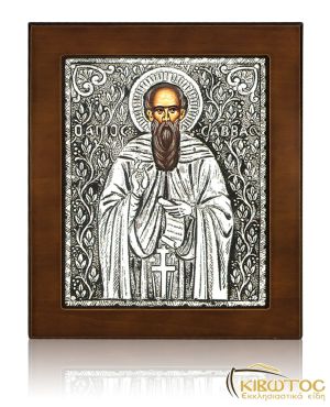 Εικόνα Άγιος Γεώργιος από Ασήμι