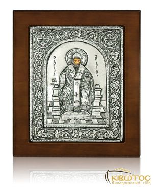 Εικόνα Άγιος Σάββας από Ασήμι