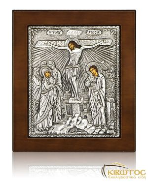 Εικόνα Η Σταύρωση του Χριστού από Ασήμι