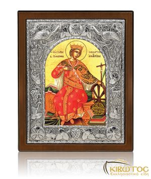 Εικόνα Αγία Αικατερίνη από Ασήμι