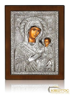 Ασημένια Εικόνα Παναγία Προυσιώτισσα 