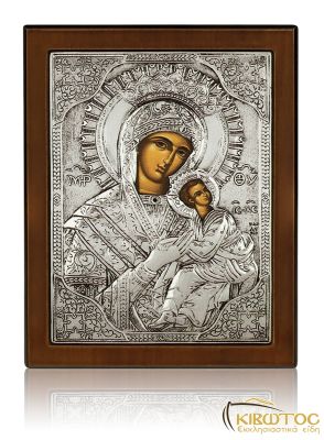 Ασημένια Εικόνα Παναγία Αμόλυντος