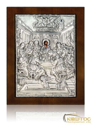 Ασημένια Εικόνα Ευαγγελισμός της Θεοτόκου 