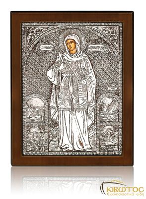 Ασημένια Εικόνα Αγία Ματρώνα