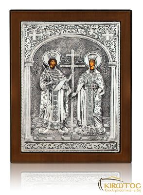 Ασημένια Εικόνα Άγιοι Ανάργυροι 