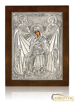 Ασημένια Εικόνα Παναγία Εγκυμονούσα