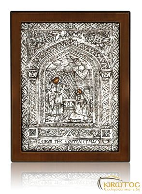 Ασημένια Εικόνα Παναγία Ευαγγελίστρια