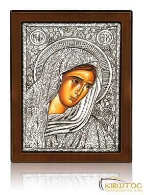 Ασημένια Εικόνα Παναγία Θλιμμένη 