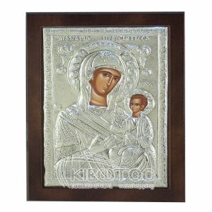 Εικόνα Ασημένια Παναγία Προυσιώτισσα 23x17cm