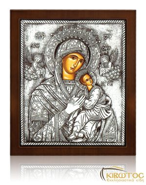 Εικόνα Ασημένια Παναγία Αμόλυντος Βυζαντινή