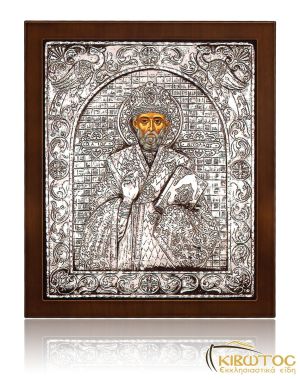 Εικόνα Ασημένια Άγιος Γεώργιος 