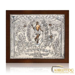 Εικόνα Ασημένια Η Άμπελος Αγιογραφία