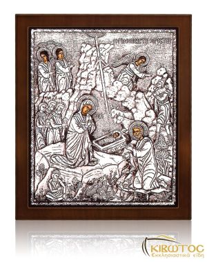 Εικόνα Ασημένια Ιησούς Χριστός ο Παντοκράτωρ