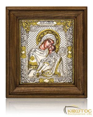 Εικόνα Παναγία Γλυκοφιλούσα Κορνίζα 32x28cm
