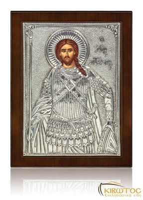 Ασημένια Εικόνα Άγιος Αντώνιος 