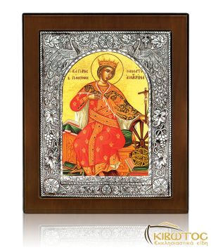 Εικόνα Αγία Αικατερίνη από Ασήμι