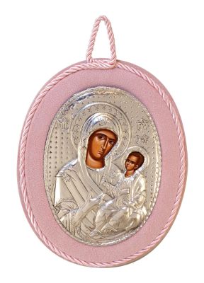 Εικόνα Βάπτισης Παναγία από Ασήμι