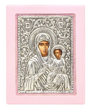 Εικόνα Παναγία Αμόλυντος Ασήμι 925°