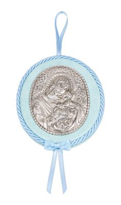 Εικόνα Παναγία Γλυκοφιλούσα Ασήμι 925°