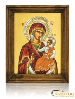 Εικόνα Ασημένια Παναγία Οδηγήτρια 25x20