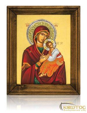 Εικόνα Ασημένια Παναγία Αμόλυντος 25x20