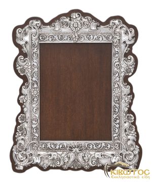 Κορνίζα Ασημένια Μοντέρνο Σχέδιο