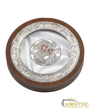 Στεφανοθήκη με Λουλούδι και Εικόνα