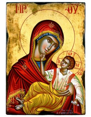 Αγιογραφημένη Εικόνα Παναγία