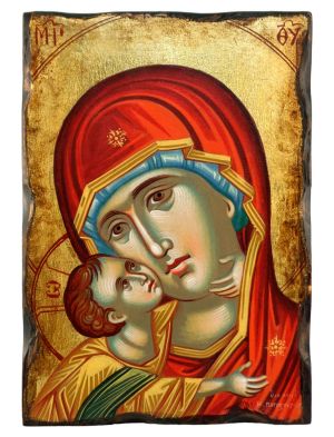 Αγιογραφημένη Εικόνα Παναγία