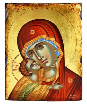 Αγιογραφημένη Εικόνα Παναγία