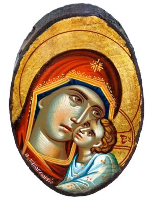 Αγιογραφημένη Εικόνα Παναγία