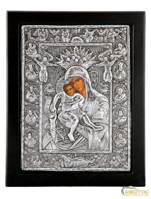 Εικόνα Παναγία Άξιον Εστί Μεταλλική