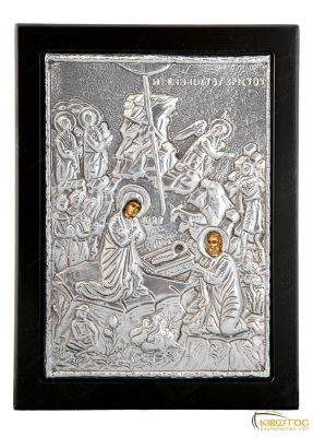 Εικόνα Η Γέννηση του Χριστού Μεταλλική