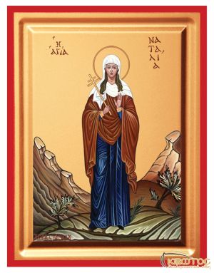 Εικόνα Αγία Ναταλία Μεταξοτυπία