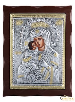 Εικόνα Παναγία Γλυκοφιλούσα Μεταλλική