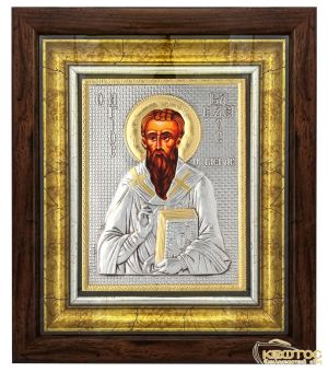 Εικόνα Άγιος Βασίλειος με Κορνίζα